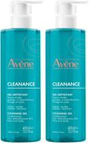 Gel de Limpeza Cleanance Avène 2x400ml Rosto e Corpo Gel de Limpeza Cleanance Avène 2x400ml Rosto e Corpo