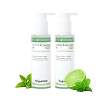 Gel de limpeza de língua Tongueclear Fresh Mint (pacote com 2) Gel de limpeza de língua Tongueclear Fresh Mint (pacote com 2)