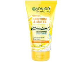Gel de Limpeza Facial Antiacne Vitamina C Garnier Uniform & Matte Gel de Limpeza Facial Antiacne Vitamina C Garnier Uniform & Matte