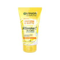 Gel de Limpeza Facial Antibacteriano Garnier Uniform & Matte Vitamina C 150ml