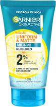 Gel de Limpeza Facial Garnier Uniform & Matte Antiacne 150g Gel de Limpeza Facial Garnier Uniform & Matte Antiacne 150g