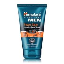 Gel de limpeza facial Himalaya Men Power Glow com alcaçuz 100 ml
