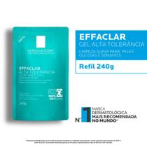 Gel de Limpeza Facial La Roche Posay Refil Effaclar Alta Tolerância 240g validade 30/06/2024 - La Roche-Posay