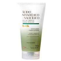 Gel de Limpeza Facial Micelar Ácido Mandélico + Salicílico Botik 150g - O Boticário