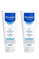 Gel de limpeza Mustela Baby 2 em 1 para corpo e cabelo com abacate 200mL