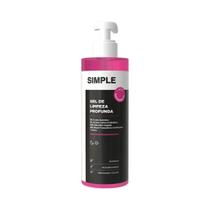 Gel de Limpeza Profunda Facial Simple Organic Antioleosidade 350g