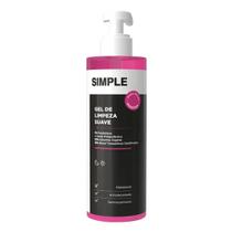 Gel de Limpeza Suave Facial Simple Organic Peles Sensíveis 350g