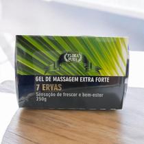 Gel de massagem 7 ervas extra forte 250g - flora pura Gel de massagem 7 ervas extra forte 250g - flora pura