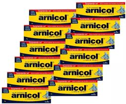 GEL DE MASSAGEM COM SEBO DE CARNEIRO ARNICOL 150gr DEMAZON KIT COM 12 UND