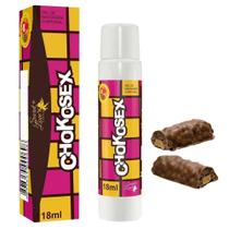 Gel de Massagem Corporal Comestível Sabor Chocolate - Secret Love