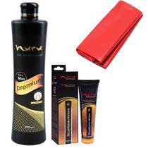 Gel de massagem nuru premium 500ml lubrificante e lençol