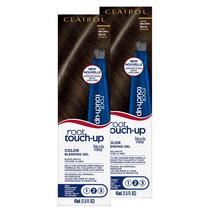 Gel de mistura de cores de cabelo Clairol Root Touch-Up Dark Brown x2