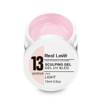 Gel de Modelagem 13 Pale Pinkish Purple 15ml - Real Love Gel de Modelagem 13 Pale Pinkish Purple 15ml - Real Love