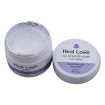 Gel de Modelagem com Glitter Sculping Linha Light 15ml Real Love Gel de Modelagem com Glitter Sculping Linha Light 15ml Real Love