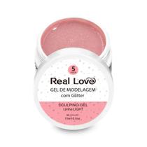 Gel de Modelagem com Glitter Sculping Linha Light 15ml Real