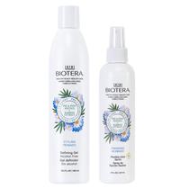 Gel de modelagem de cabelo e Spritz Biotera Flexible Hold 450 ml+237 ml Gel de modelagem de cabelo e Spritz Biotera Flexible Hold 450 ml+237 ml