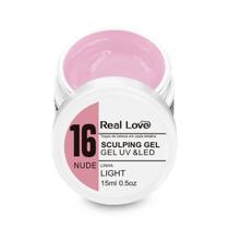 Gel de Modelagem Unhas 16 Nude 15ml - Real Love Gel de Modelagem Unhas 16 Nude 15ml - Real Love
