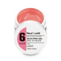Gel de Modelagem Unhas 6 Nude 15ml - Real Love Gel de Modelagem Unhas 6 Nude 15ml - Real Love