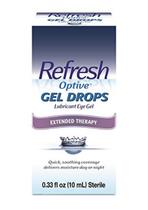Gel de olhos Refresh Optive Gel Drops Lubrificante 10 ml para olhos secos Gel de olhos Refresh Optive Gel Drops Lubrificante 10 ml para olhos secos
