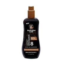 Gel de proteção solar em spray Australian Gold SPF 8 240 ml com bronzeador Gel de proteção solar em spray Australian Gold SPF 8 240 ml com bronzeador