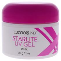Gel de unhas Cuccio Pro Starlite UV 1oz rosa para manicure Gel de unhas Cuccio Pro Starlite UV 1oz rosa para manicure