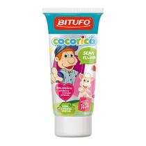 Gel Dental Bitufo Cocoricó Sem Flúor Sabor Tutti-Frutti 90g