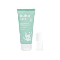 Gel Dental Buba Care Sem Flúor Com Escova Massageadora 50G Gel Dental Buba Care Sem Flúor Com Escova Massageadora 50G