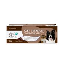 Gel Dental Chocolate Pet Clean 60g para Cães e Gatos