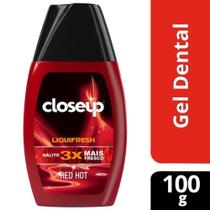 Gel dental close up liquifresh red hot 100g