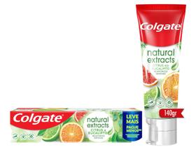 Gel Dental Colgate Natural Extracts - Citrus e Eucalipto 140g