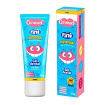 Gel Dental Com Flúor Carmed Fini Dentadura 70g Framboesa