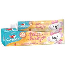 Gel dental condor baby lilicaripilica 0-2 anos sem fluor 50g Gel dental condor baby lilicaripilica 0-2 anos sem fluor 50g