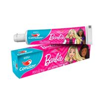 Gel Dental Condor Barbie Kids+ com Flúor Morango 50g