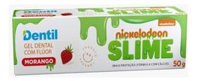 Gel Dental Dentil Slime C/ Flúor E Cálcio Infantil - Morango