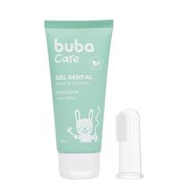 Gel Dental e Escova Massageadora Infantil 50g Vegano Sabor Frutinhas Extrato de Camomila Buba Gel Dental e Escova Massageadora Infantil 50g Vegano Sabor Frutinhas Extrato de Camomila Buba