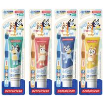 Gel dental + escova de dente bluey infantil - dentalclean