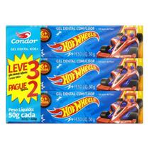 Gel Dental Infantil Condor Hot Wheels - Leve 3 Pague 2 Gel Dental Infantil Condor Hot Wheels - Leve 3 Pague 2