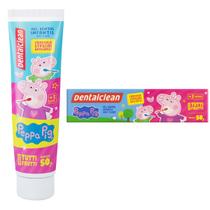 Gel dental infantil peppa pig com fluor - 50g - dentalclean
