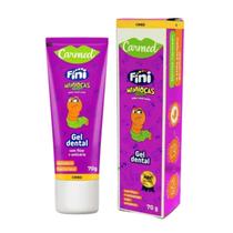 Gel Dental Minhocas Carmed Sabor Maça Verde 70g- Cimed