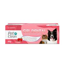 Gel Dental Morango Para Cães E Gatos Pet Clean