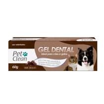 Gel Dental Pet Clean Para Cães E Gatos 4 Sabores 60g