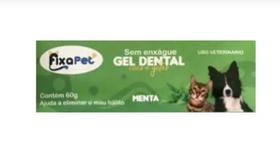 Gel dental sabor menta para cães e gatos