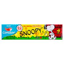 Gel Dental sem Flúor Morango Snoopy Condor Baby Caixa 50g Gel Dental sem Flúor Morango Snoopy Condor Baby Caixa 50g