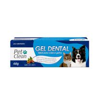 Gel Dental Tutty Fruty Pet Clean 60g para Cães e Gatos