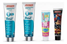 Gel Dentalclean Família Com 2 Regenerador + 2 Kids Gel Dentalclean Família Com 2 Regenerador + 2 Kids
