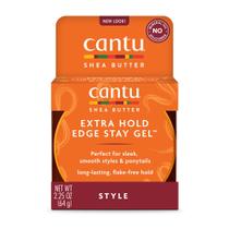 Gel Edge Stay Cantu Extra Hold com manteiga de karité 65 ml Gel Edge Stay Cantu Extra Hold com manteiga de karité 65 ml