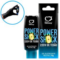 Gel Eletrizante Power Shock 220 V de Tesão Neutro Sexy Fantasy