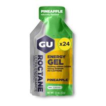 Gel energético GU Roctane Ultra Endurance, abacaxi, pacote com 24