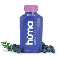 Gel energético HÜMA Chia Blueberries 12x30ml para exercícios de resistência Gel energético HÜMA Chia Blueberries 12x30ml para exercícios de resistência