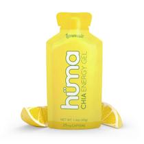 Gel energético Huma Chia, sabor de limonada, com cafeína, 12 géis